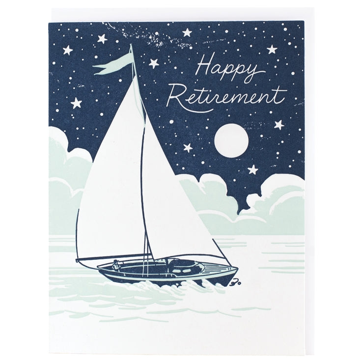Retirement Sailboat Card