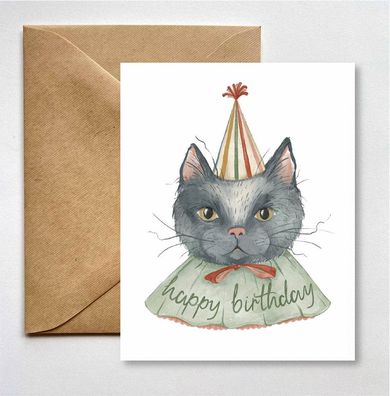 Birthday Cat Card