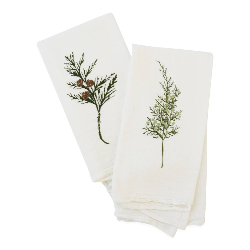 Winter Greens Napkins / Set of 4