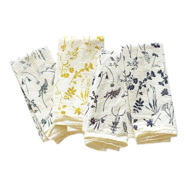 Mixed Wildflowers Napkins / Set of 4