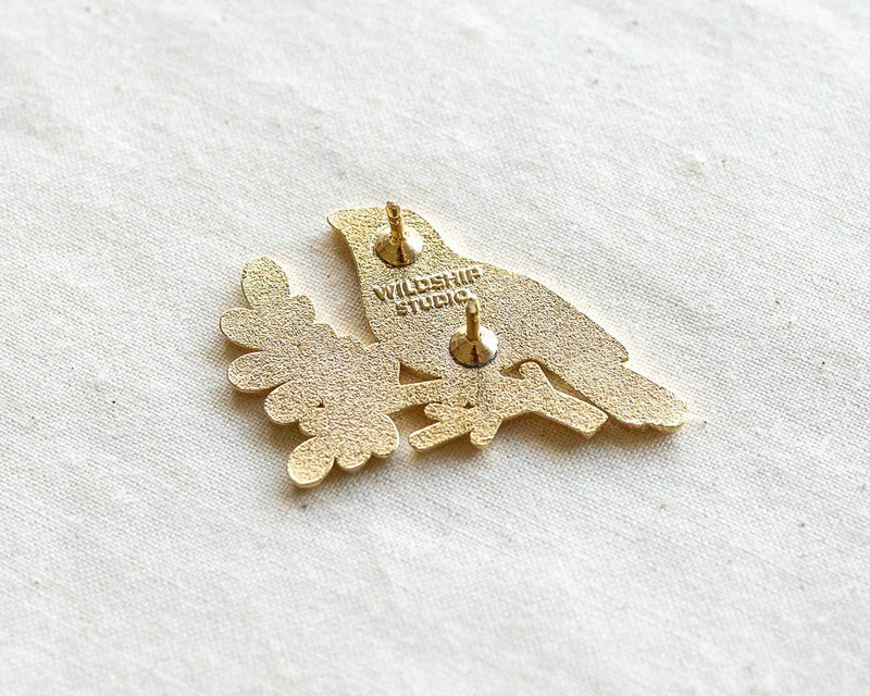 Robin Enamel Pin