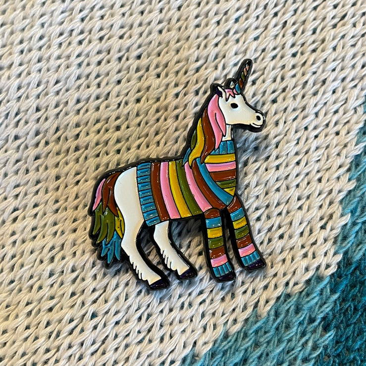 Unicorn Sweater Enamel Pin
