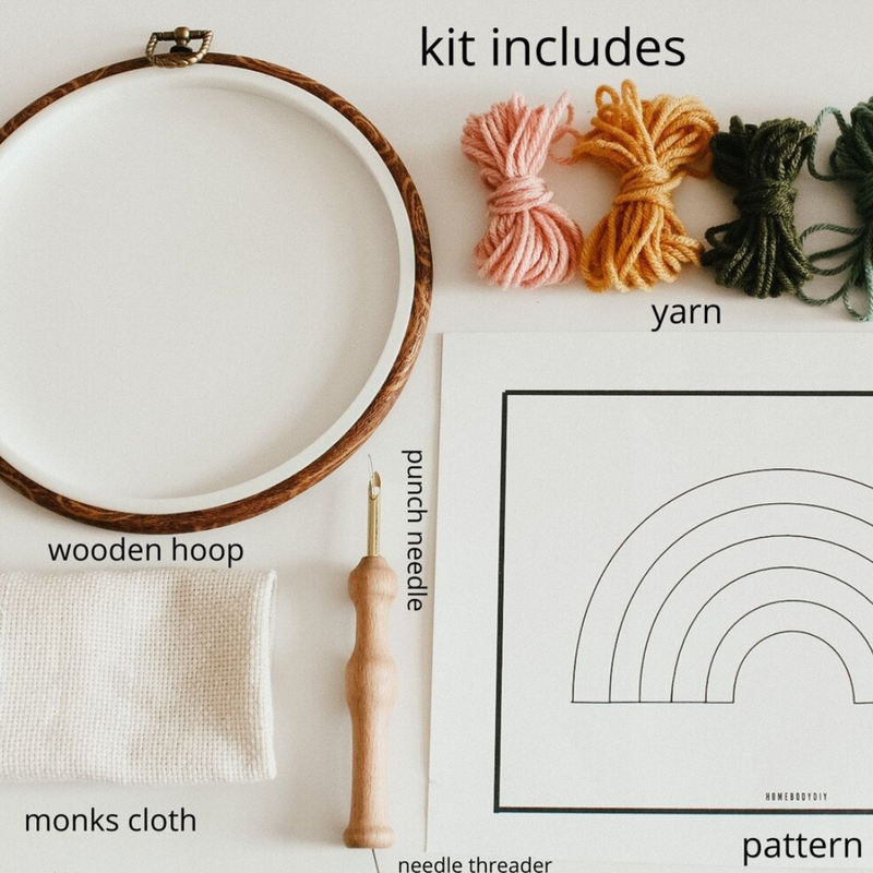 Bee Beginner DIY Punch Needle Kit