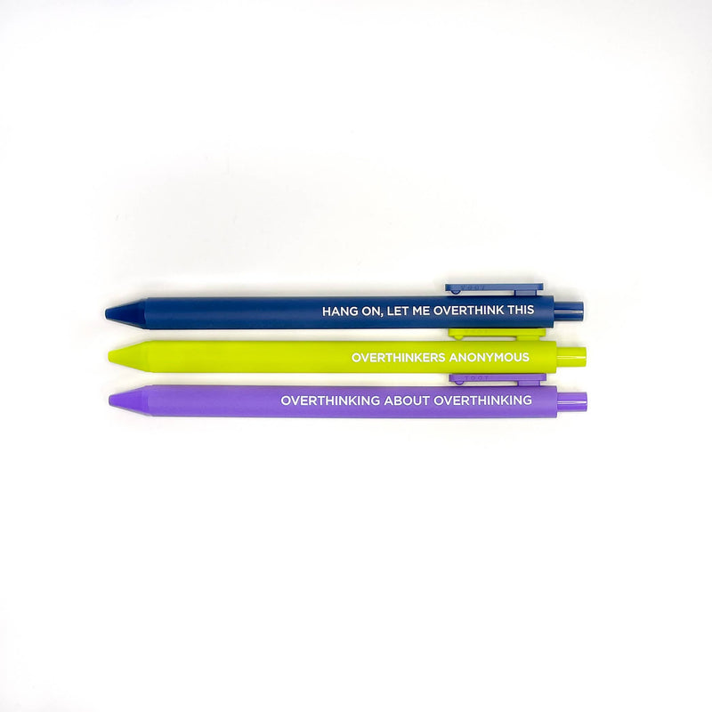 Overthinkers Pen Set