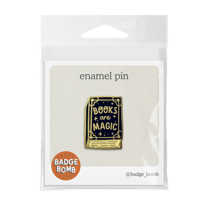 Books Are Magic Enamel Pin