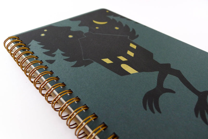 Baba Yaga Coil Notebook