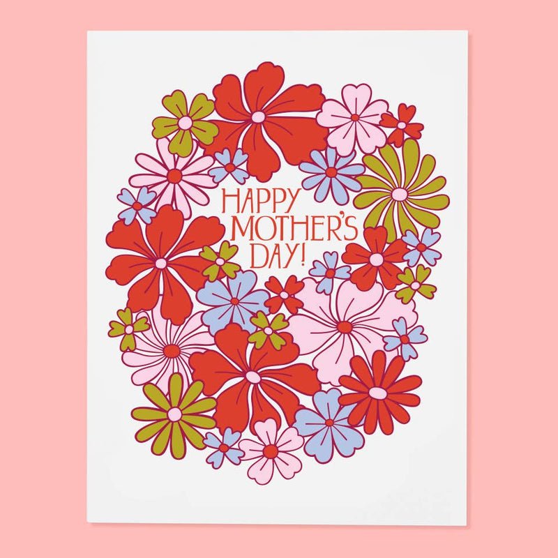 Wavy Daisy Mother's Day Card