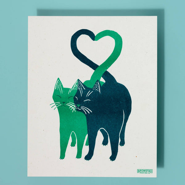 Love Cats 8x10 Art Print