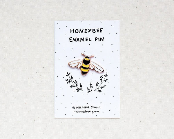 Honeybee Enamel Pin