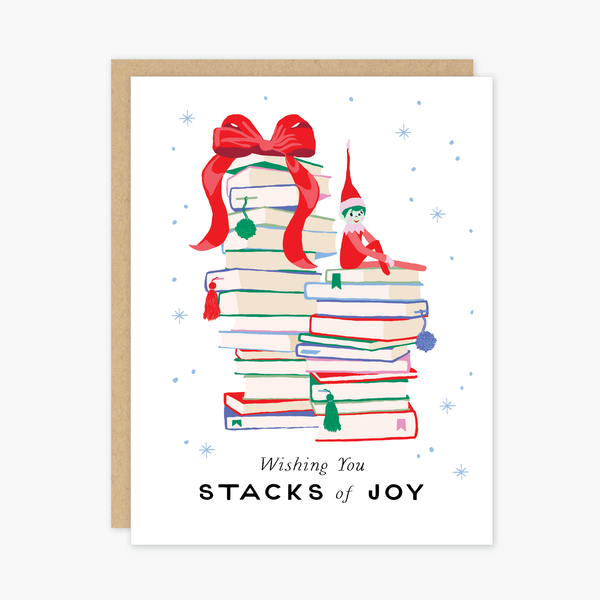 Stacks of Joy Holiday Card