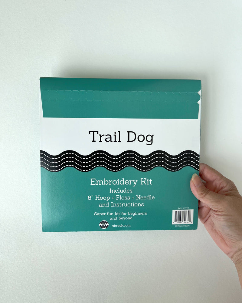 Trail Dog Embroidery Kit