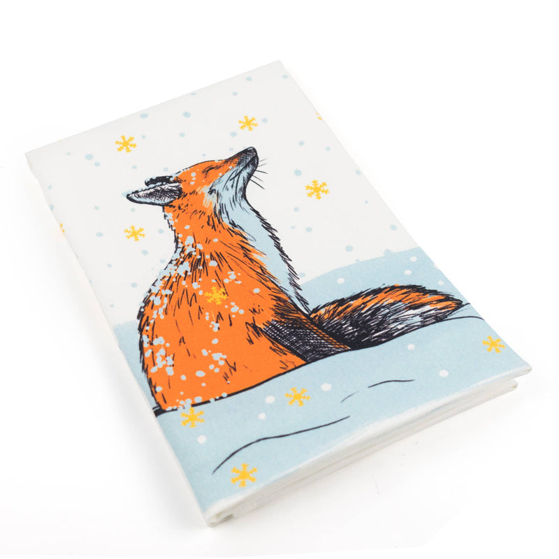 Magical Fox Holiday Tea Towel