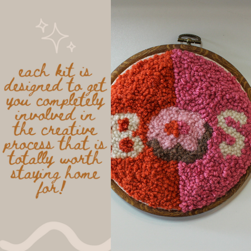 Dunkin' Donuts Beginner DIY Punch Needle Kit