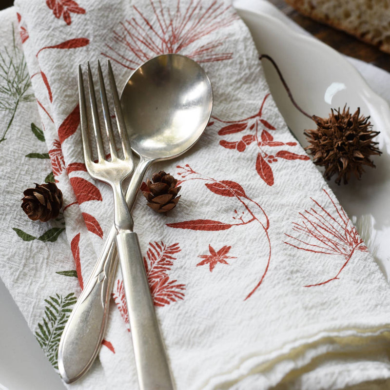 Mixed Boughs + Berries Napkins / Set of 4