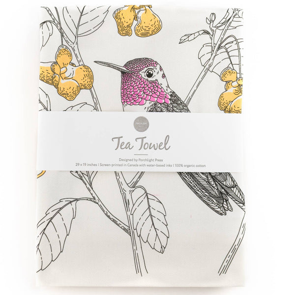 Anna's Hummingbird Tea Towel