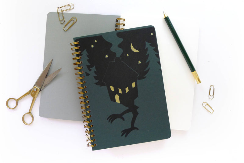 Baba Yaga Coil Notebook