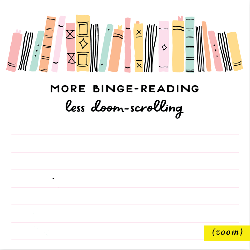 Binge-reading Notepad