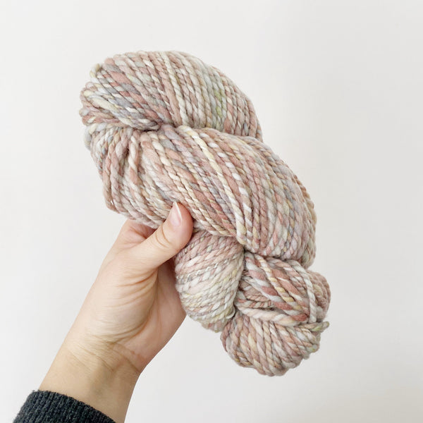soft pastel handspun yarn