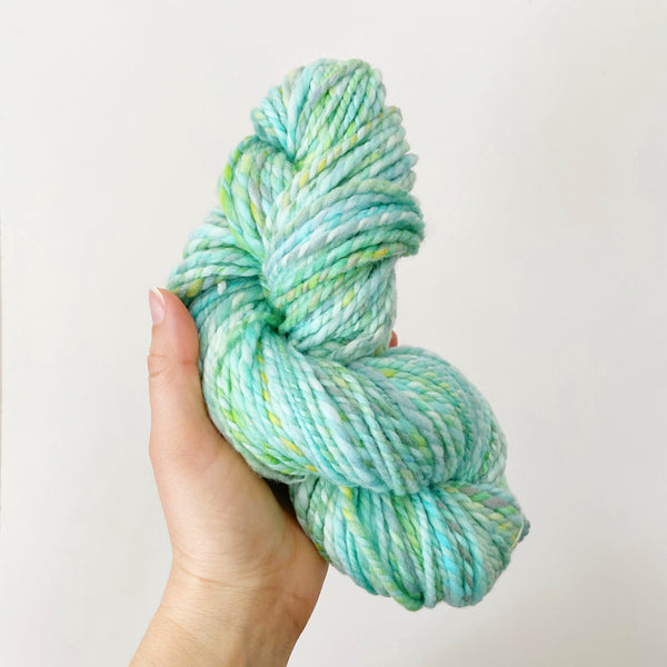 Seaglass Hand-spun Bulky Merino Wool Yarn