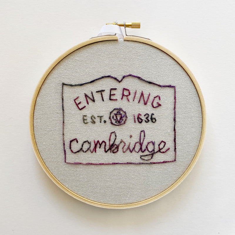 Entering Cambridge Embroidery