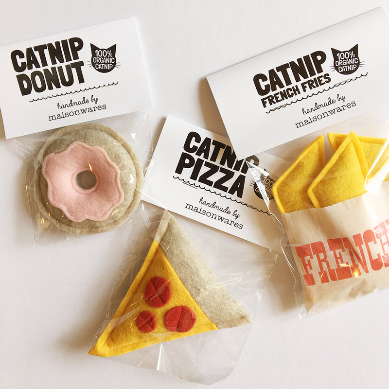 Cat Toys - Donut, Pizza, French Fries