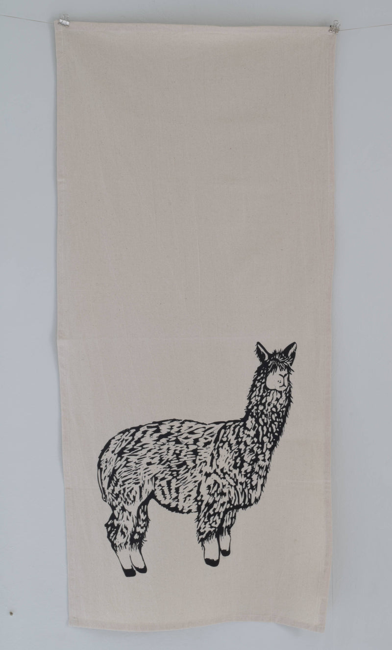 Llama Tea  Towel
