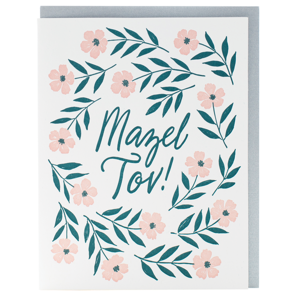 Mazel Tov Floral Card