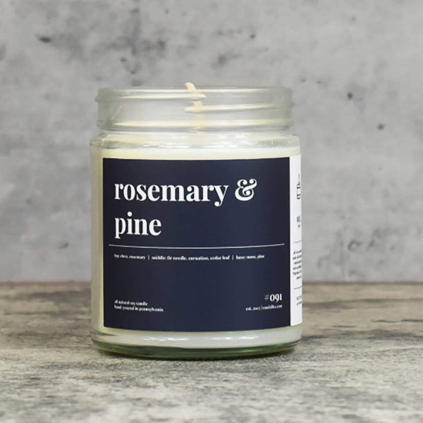 rosemary pine 9 ounce jar candle